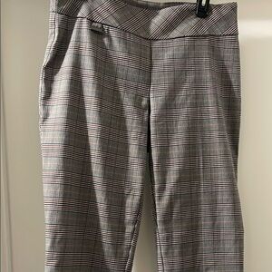 Gray Plaid Trousers